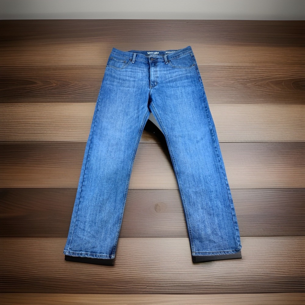 Wrangler Regular Fit Men's Jeans 36x30 Blue Denim New Without‎ Tags